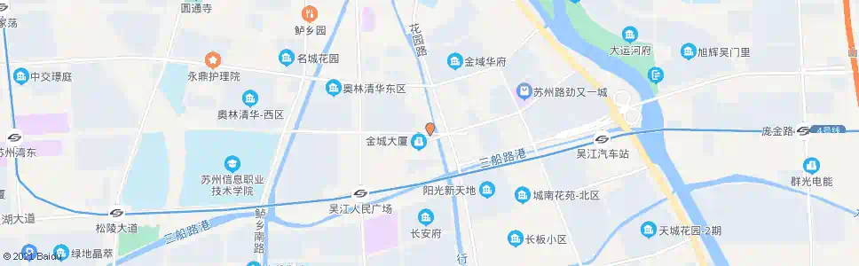 苏州开平路花园路口_公交站地图_苏州公交_妙搜公交查询2025