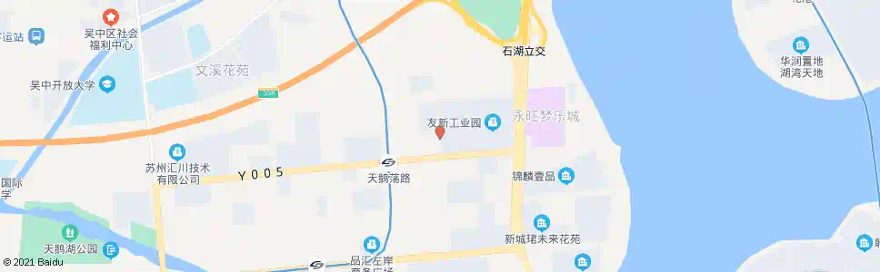 苏州溪霞路北_公交站地图_苏州公交_妙搜公交查询2025
