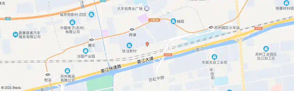 苏州张泾新村一区_公交站地图_苏州公交_妙搜公交查询2025