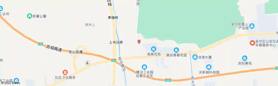 苏州横泾三工区_公交站地图_苏州公交_妙搜公交查询2025