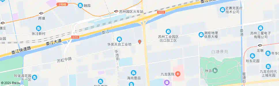 苏州星虹大厦西_公交站地图_苏州公交_妙搜公交查询2025