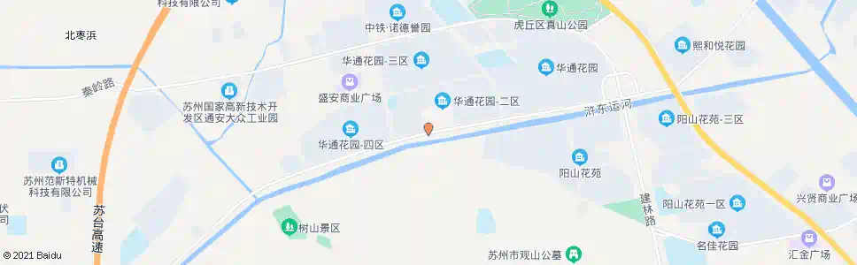 苏州华通集贸市场_公交站地图_苏州公交_妙搜公交查询2025