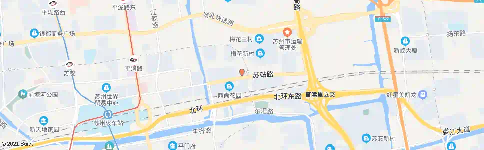 苏州建设银行_公交站地图_苏州公交_妙搜公交查询2025