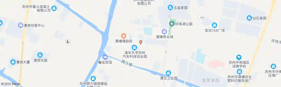 苏州渭塘实验小学南_公交站地图_苏州公交_妙搜公交查询2025