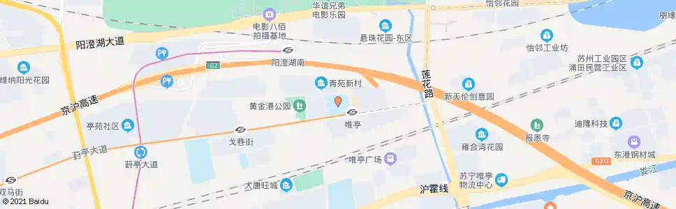 苏州唯亭实验小学_公交站地图_苏州公交_妙搜公交查询2025