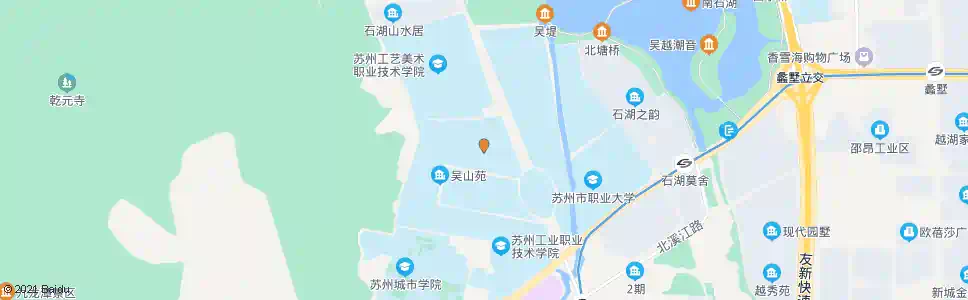 苏州国际教育园(建设交通校)_公交站地图_苏州公交_妙搜公交查询2025