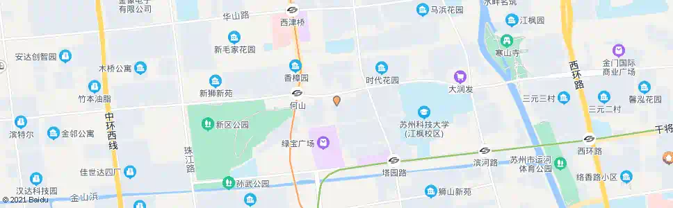 苏州农贸市场(江枫路)_公交站地图_苏州公交_妙搜公交查询2025