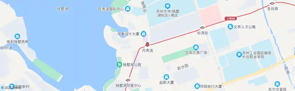 苏州月亮湾站_公交站地图_苏州公交_妙搜公交查询2025