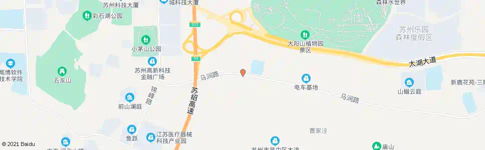 苏州藏北路马涧路北_公交站地图_苏州公交_妙搜公交查询2025