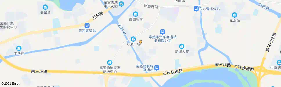 苏州富通物流(常兴路)_公交站地图_苏州公交_妙搜公交查询2025