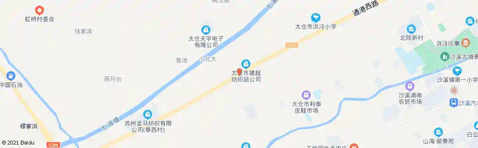 苏州泰洪桥_公交站地图_苏州公交_妙搜公交查询2025
