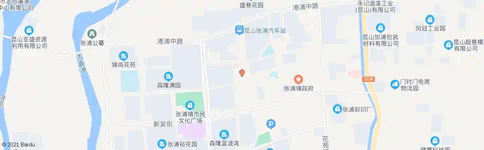 苏州张浦中心校_公交站地图_苏州公交_妙搜公交查询2025