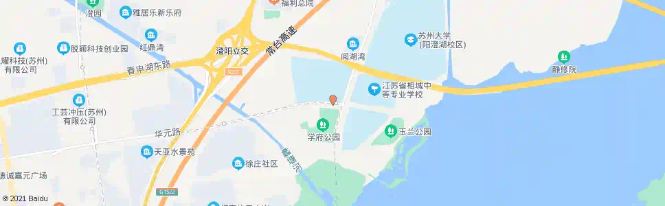 苏州陆慕高中北(苏州幼高专)_公交站地图_苏州公交_妙搜公交查询2025
