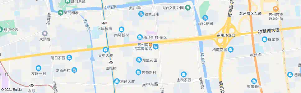 苏州汽车南站公交换乘枢纽_公交站地图_苏州公交_妙搜公交查询2025
