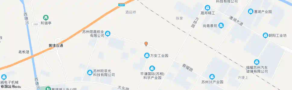 苏州黄埭春申变电站_公交站地图_苏州公交_妙搜公交查询2025