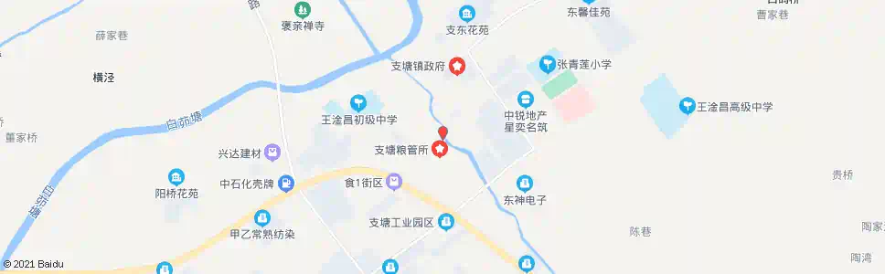 苏州支塘永安广场_公交站地图_苏州公交_妙搜公交查询2025