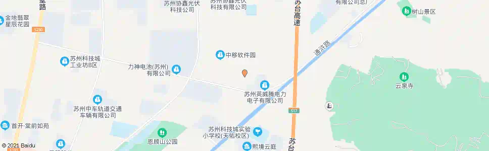 苏州松花江路昆仑山路北_公交站地图_苏州公交_妙搜公交查询2025