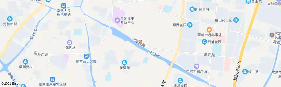 苏州杨家桥(沙家浜路)_公交站地图_苏州公交_妙搜公交查询2025