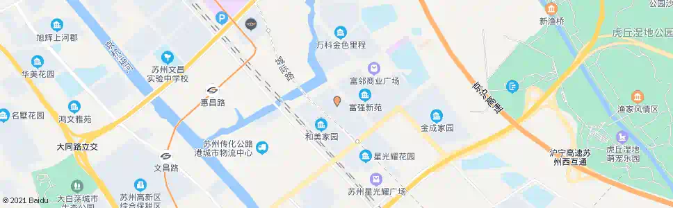 苏州金筑家园_公交站地图_苏州公交_妙搜公交查询2025