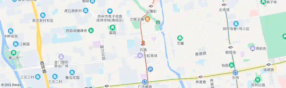 苏州广济桥_公交站地图_苏州公交_妙搜公交查询2025