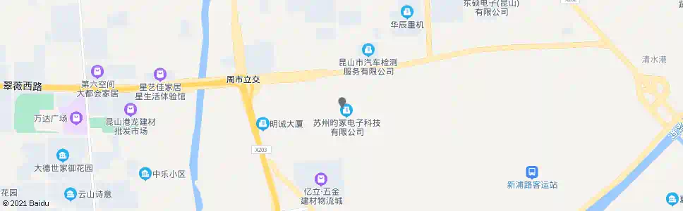 苏州宋家港路金清路_公交站地图_苏州公交_妙搜公交查询2025