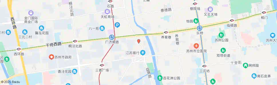 苏州小日晖桥_公交站地图_苏州公交_妙搜公交查询2025