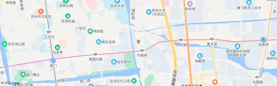 苏州葑门西街_公交站地图_苏州公交_妙搜公交查询2025