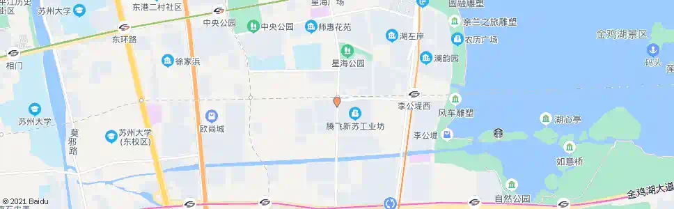 苏州星海街中新大道西_公交站地图_苏州公交_妙搜公交查询2025