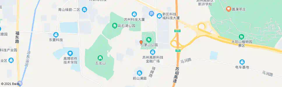 苏州景润路科明路南_公交站地图_苏州公交_妙搜公交查询2025