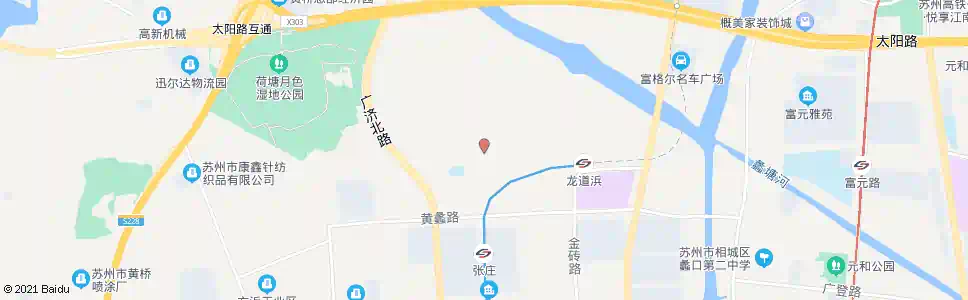 苏州张庄村委会_公交站地图_苏州公交_妙搜公交查询2025