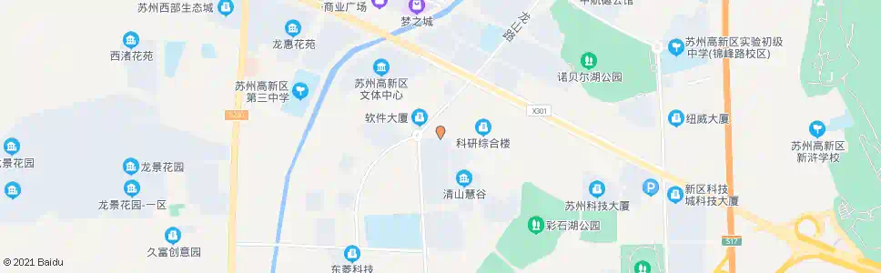 苏州科普路龙山路东_公交站地图_苏州公交_妙搜公交查询2025