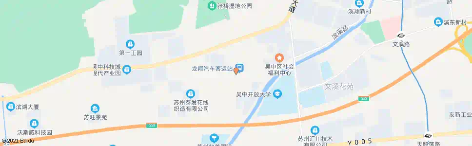 苏州北官渡路溪山路东_公交站地图_苏州公交_妙搜公交查询2025