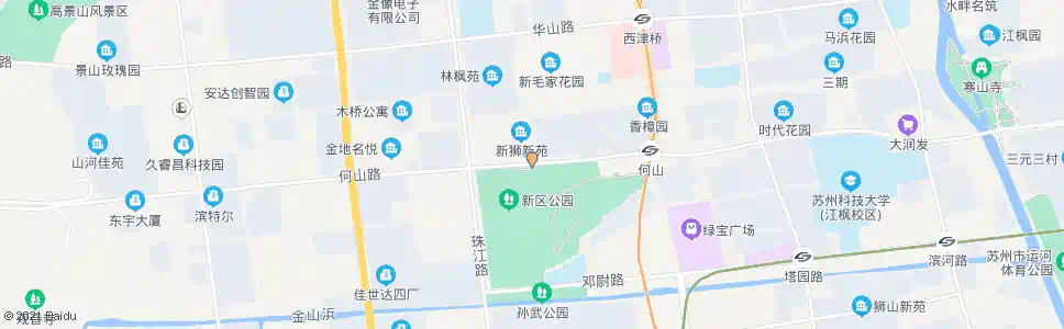 苏州新狮新苑_公交站地图_苏州公交_妙搜公交查询2025