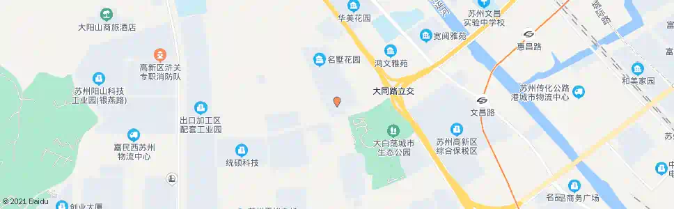 苏州苏州高新区出口加工区_公交站地图_苏州公交_妙搜公交查询2025