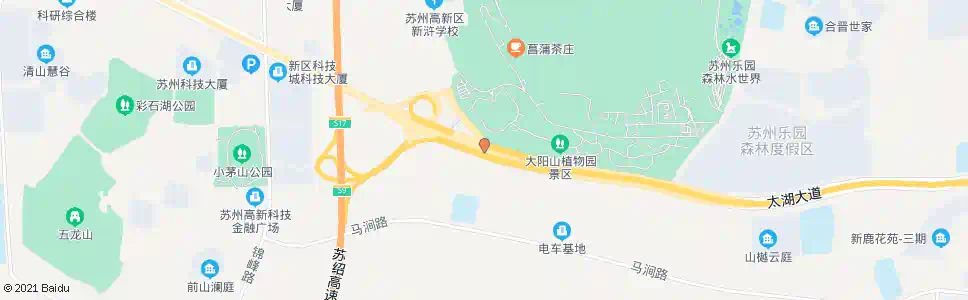 苏州藏北路马涧路北西_公交站地图_苏州公交_妙搜公交查询2025