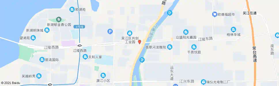 苏州江陵大桥_公交站地图_苏州公交_妙搜公交查询2025