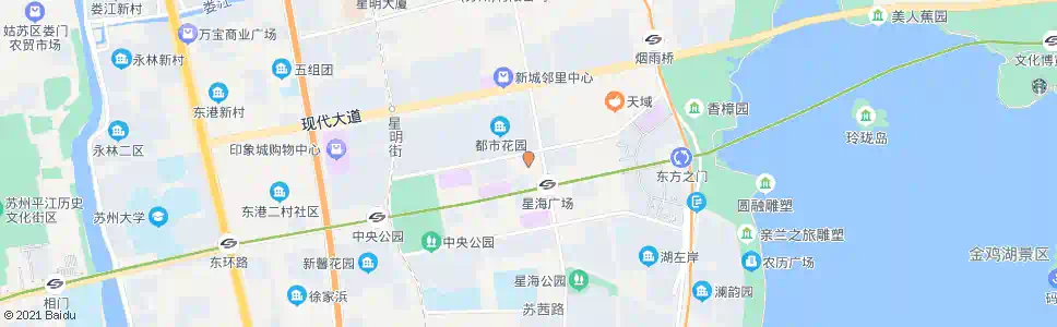苏州星海广场首末站_公交站地图_苏州公交_妙搜公交查询2025