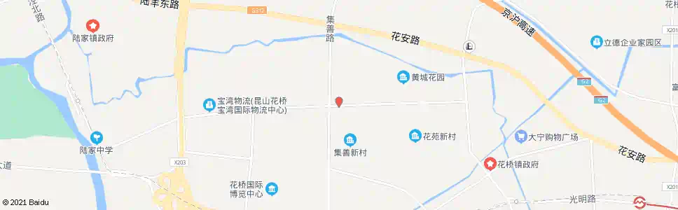 苏州花集路西环路_公交站地图_苏州公交_妙搜公交查询2025