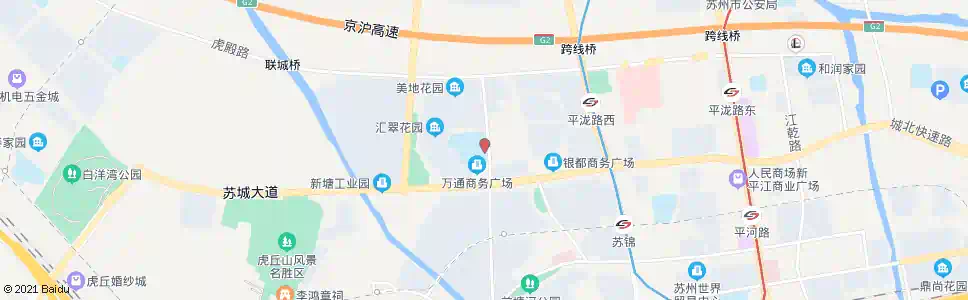 苏州藕渠中学_公交站地图_苏州公交_妙搜公交查询2025