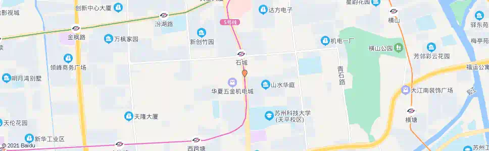 苏州长江路圆明路_公交站地图_苏州公交_妙搜公交查询2025