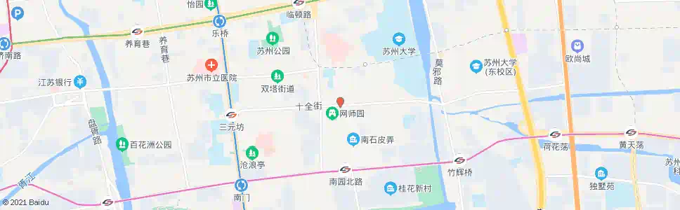 苏州网师园北_公交站地图_苏州公交_妙搜公交查询2025