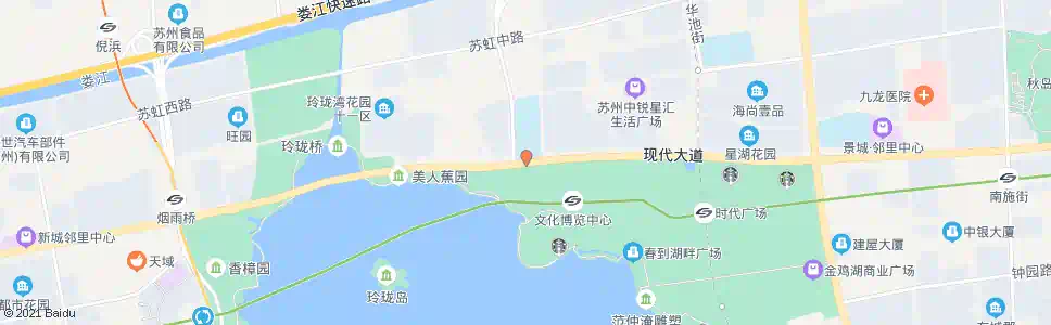 苏州艺术中心北_公交站地图_苏州公交_妙搜公交查询2025
