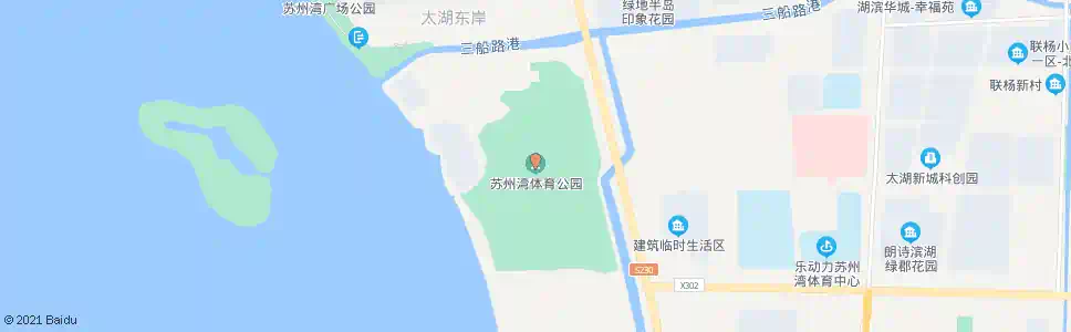 苏州苏州湾体育公园_公交站地图_苏州公交_妙搜公交查询2025