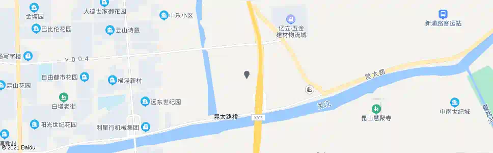 苏州珠泾新村(东)_公交站地图_苏州公交_妙搜公交查询2025