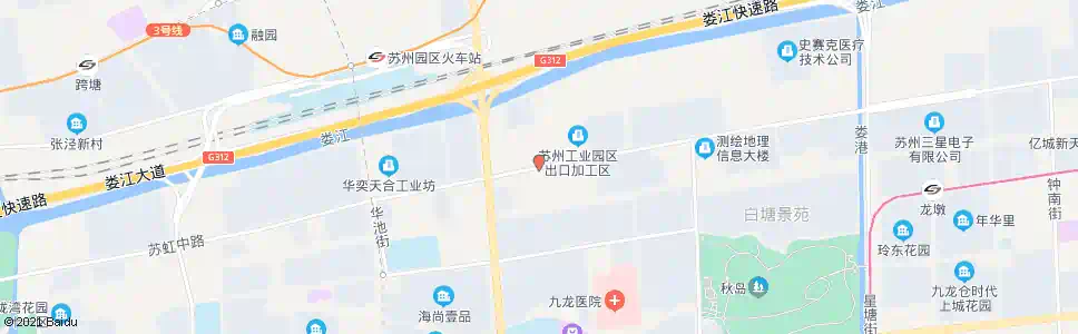 苏州星虹大厦东_公交站地图_苏州公交_妙搜公交查询2025