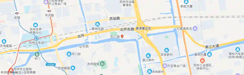 苏州糖坊湾_公交站地图_苏州公交_妙搜公交查询2025