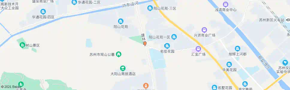 苏州阳山实验学校西_公交站地图_苏州公交_妙搜公交查询2025