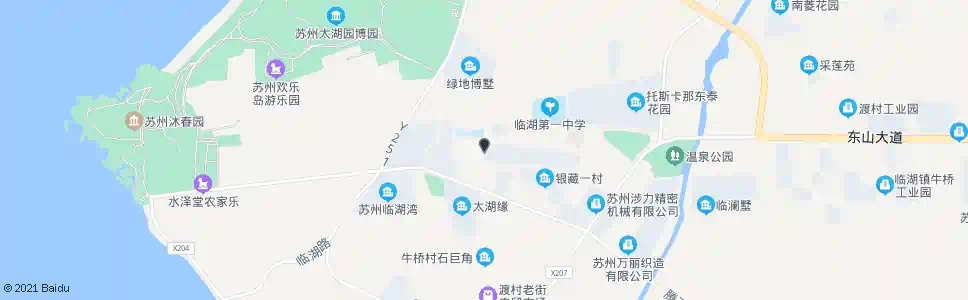 苏州临湖第一中心小学_公交站地图_苏州公交_妙搜公交查询2025