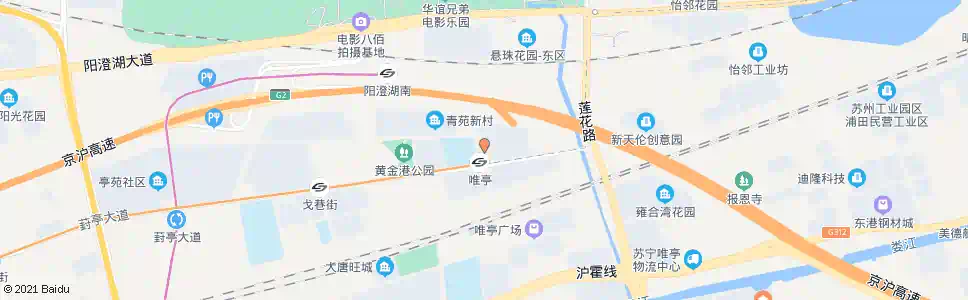 苏州唯亭医院_公交站地图_苏州公交_妙搜公交查询2025
