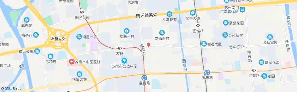 苏州城西中学_公交站地图_苏州公交_妙搜公交查询2025